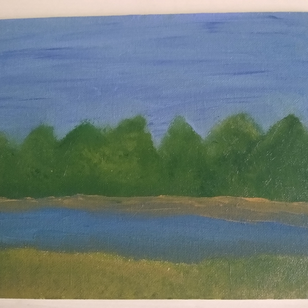 8x10 oil painting $40